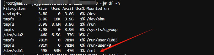 宝塔手动挂载数据盘命令